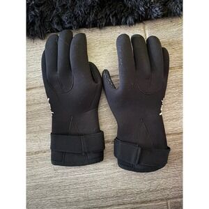 Black Men's Insulated Neoprene Gloves